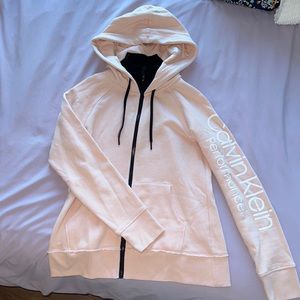 Calvin Klein blush pink hoodie